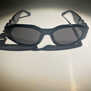 Versace Glossy Black Sunglasses